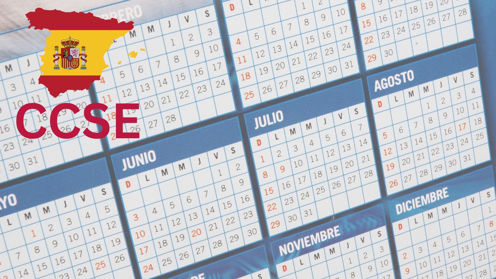 Calendario del examen CCSE 2025 del Instituto Cervantes