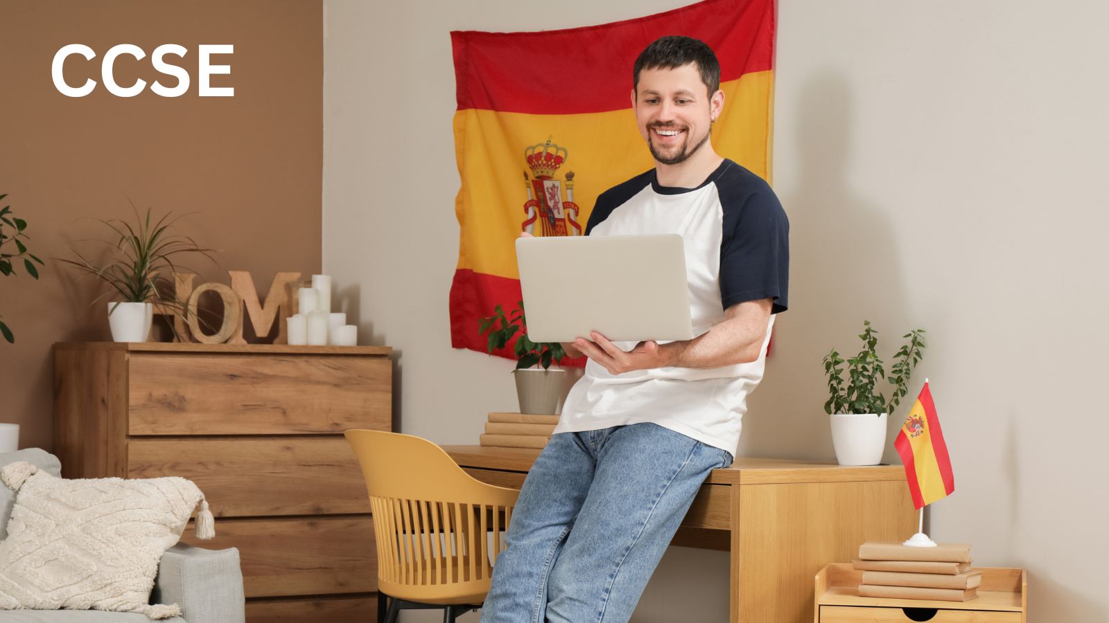 Registro del examen CCSE del Instituto Cervantes